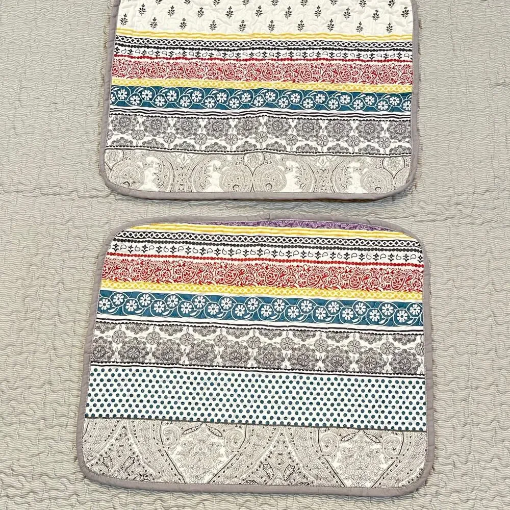 3 PCS Set Colorful Quilt Queen Size BOHO All Season